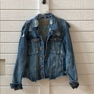 Distressed Jean jacket